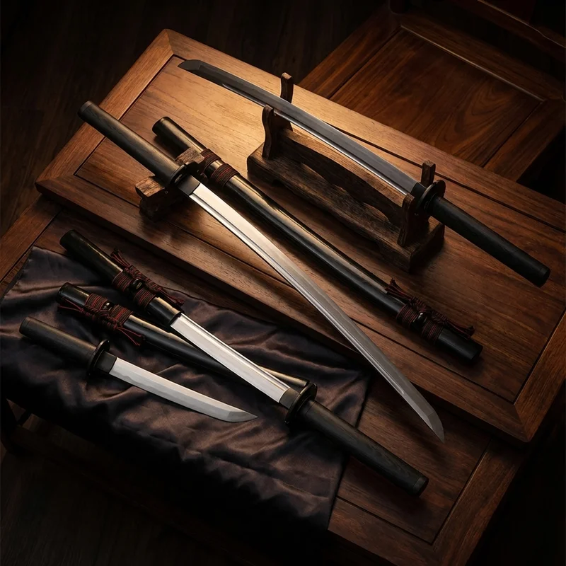 Musashi — Tanjiro Nichirin Demon Slayer Sword 1060 Carbon Steel Katana - 6