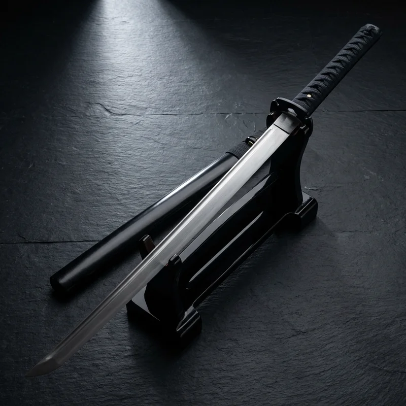 Handmade — Zangetsu Bleach Replica Sword 1095 Carbon Steel Wrapped Handle - 1