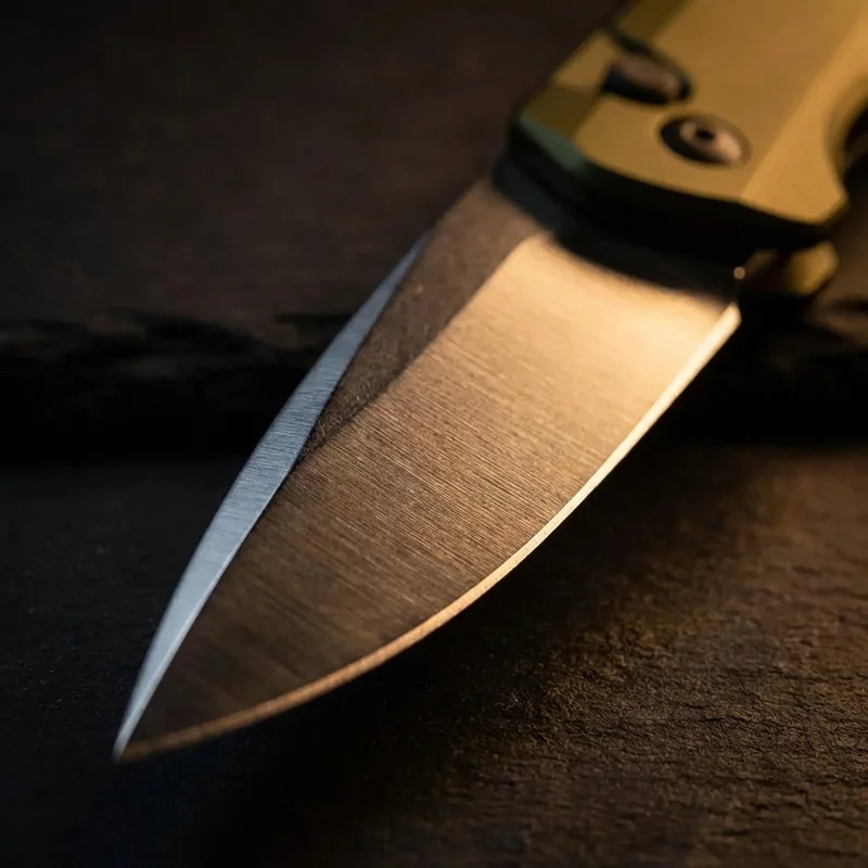 Kershaw Launch 7 — CPM154 Automatic Knife Olive Aluminum Handle - 2