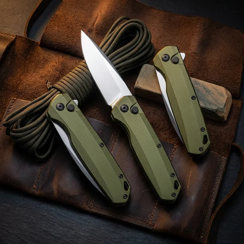 Kershaw Launch 7 — CPM154 Automatic Knife Olive Aluminum Handle - 6
