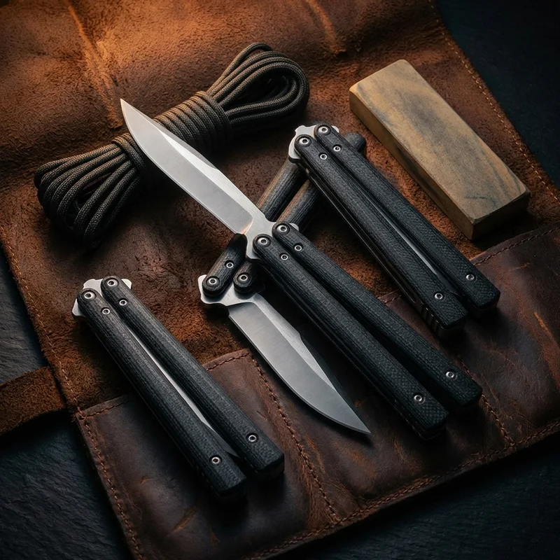 Benchmade 51 — Morpho Butterfly Knife G10 Handle - 6