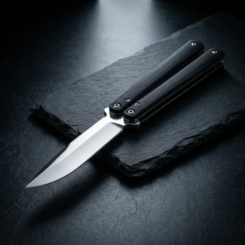 Böker Plus — Tactical Butterfly Knife G10 Black - 1