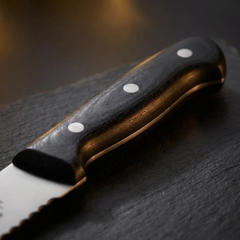 Mercer Culinary — Genesis Forged Bread Knife German Steel 25cm Ergonomic Handle - 3