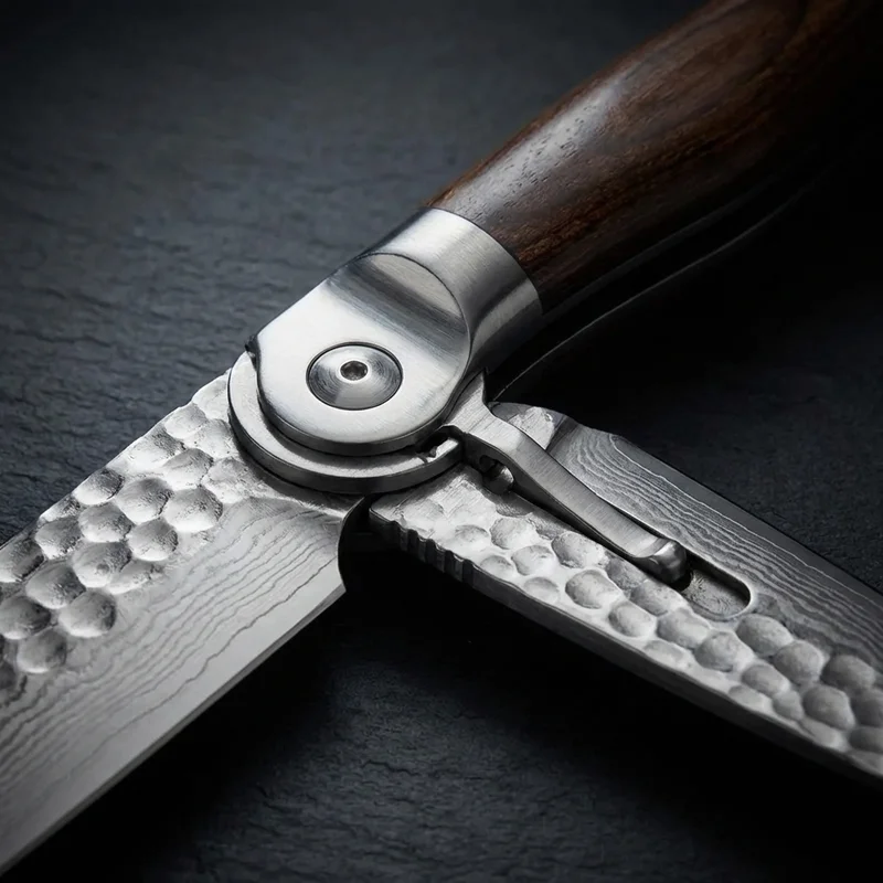 Shun Premier — Bread Knife VG-MAX Damascus 22.5cm Walnut PakkaWood Handle - 4