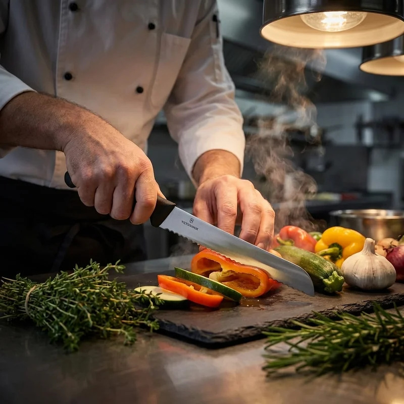 Victorinox Swiss Modern — Bread Knife Stainless Steel 22cm Synthetic Handle - 5