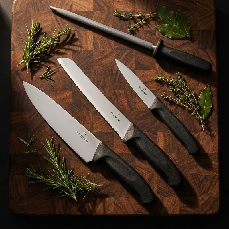 Victorinox Swiss Modern — Bread Knife Stainless Steel 22cm Synthetic Handle - 6