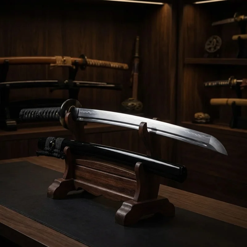 Citadel — Hand-Forged Battle Ready Katana Tamahagane Steel Buffalo Horn Fittings - 5