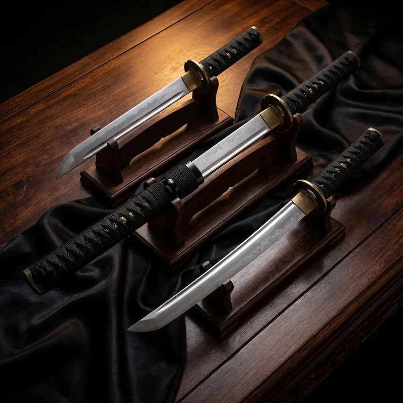 Musashi — Battle Ready Katana 1095 Carbon Steel Ray Skin Tsuka - 6