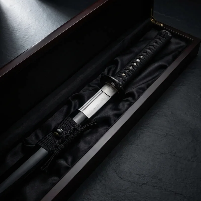 Ronin Dojo — Clay Tempered Battle Ready Katana 1060 Steel Silk Ito Wrap - 4