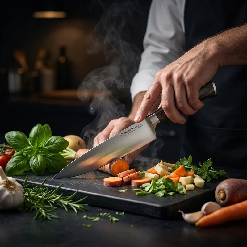 Wüsthof Classic Ikon — High-Carbon Stainless Chef Knife 20cm Ebony Handle - 5