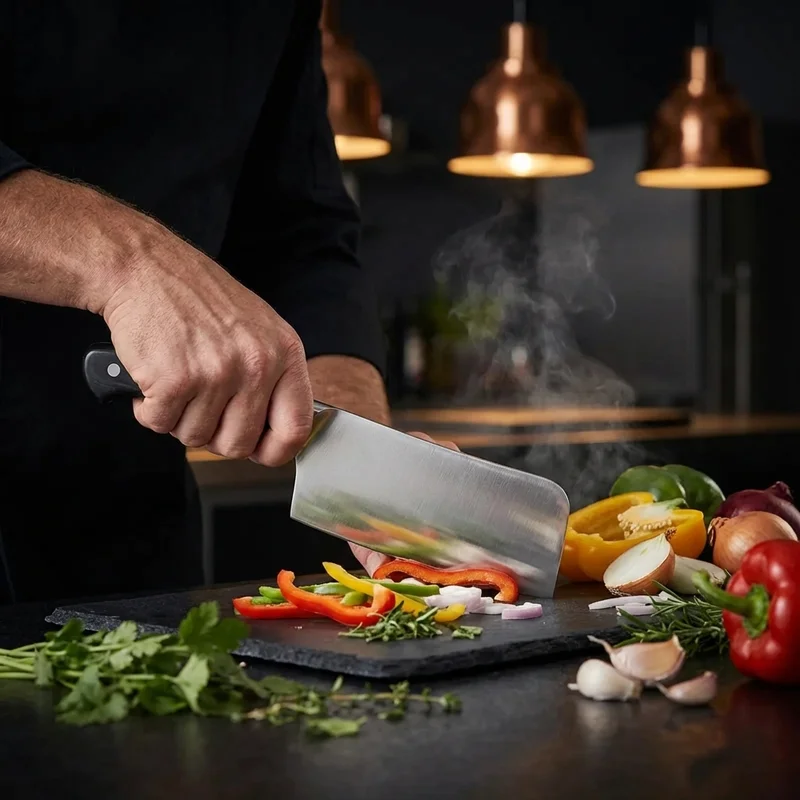 Zwilling Pro — Ice-Hardened Butcher Cleaver 16cm Ergonomic Handle - 5