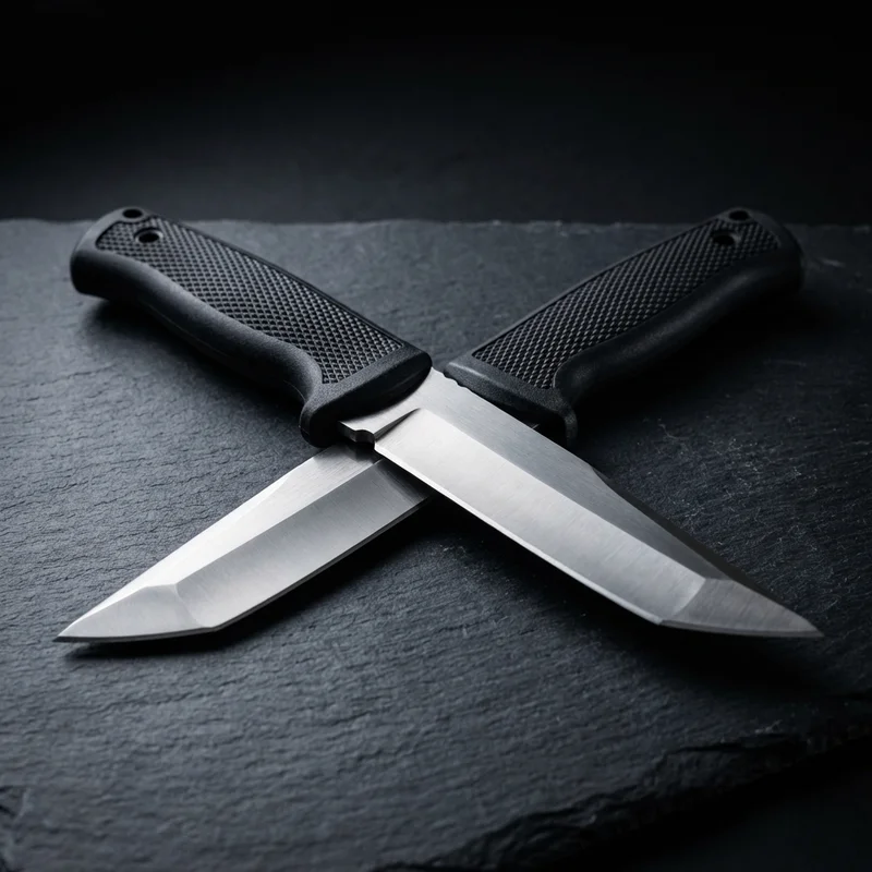 Cold Steel Recon Tanto — SK-5 Carbon Steel Combat Knife Kray-Ex Handle - 1