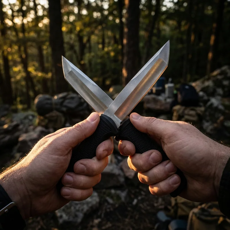 Cold Steel Recon Tanto — SK-5 Carbon Steel Combat Knife Kray-Ex Handle - 5