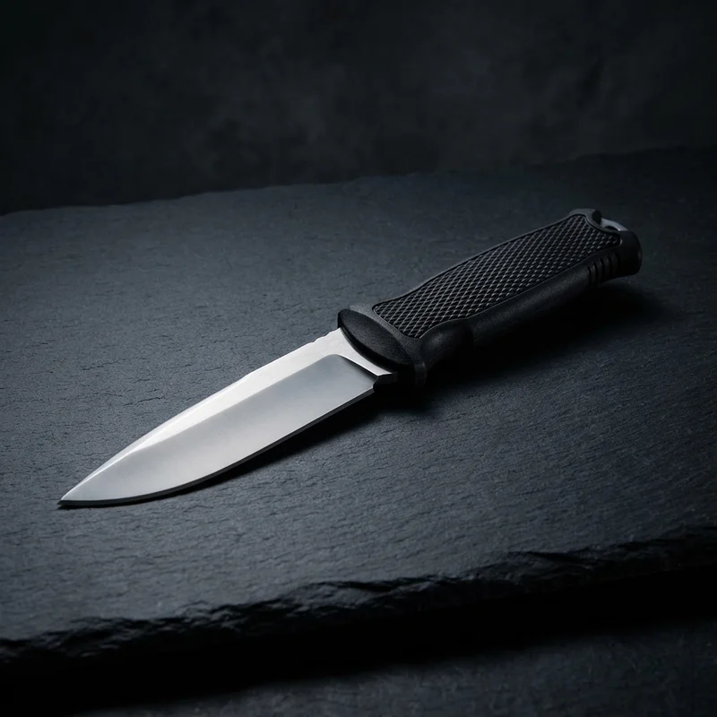 Gerber StrongArm — Fixed Blade Combat Knife 420HC Steel Rubberized Diamond Handle - 1