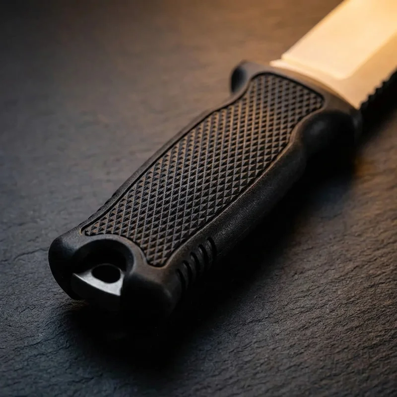 Gerber StrongArm — Fixed Blade Combat Knife 420HC Steel Rubberized Diamond Handle - 3