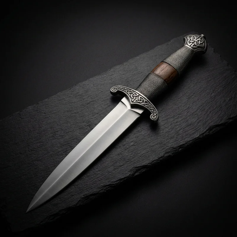 Windlass Steelcrafts — Scottish Dirk Dagger High-Carbon Steel Wire-Wrapped Handle - 1