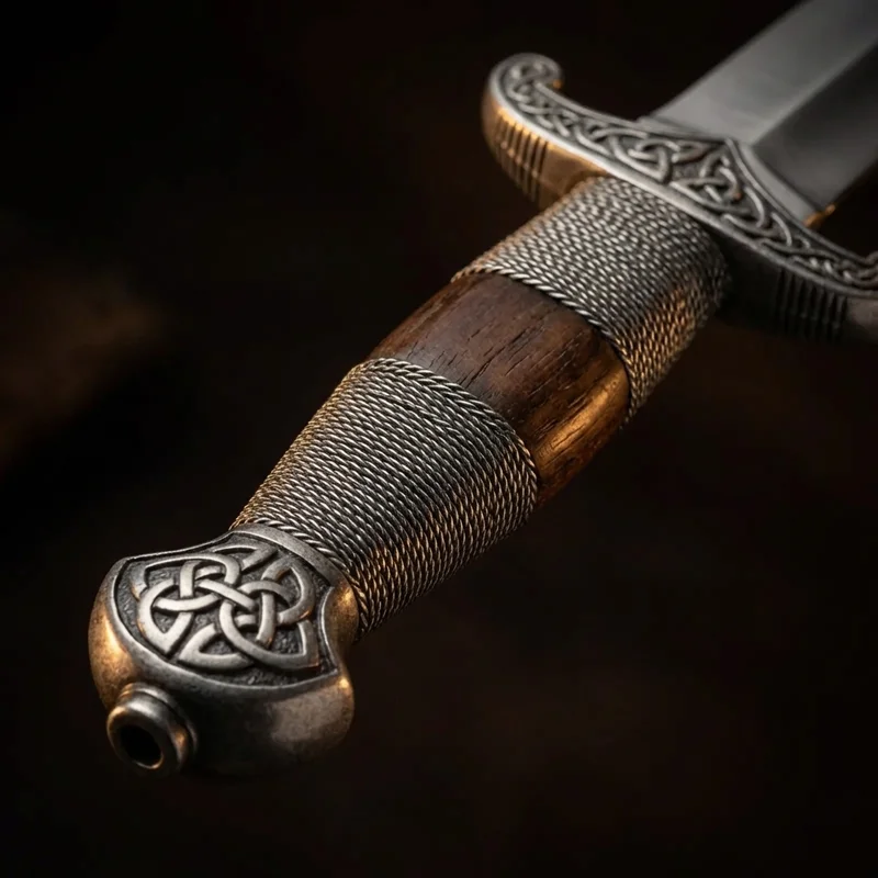 Windlass Steelcrafts — Scottish Dirk Dagger High-Carbon Steel Wire-Wrapped Handle - 3