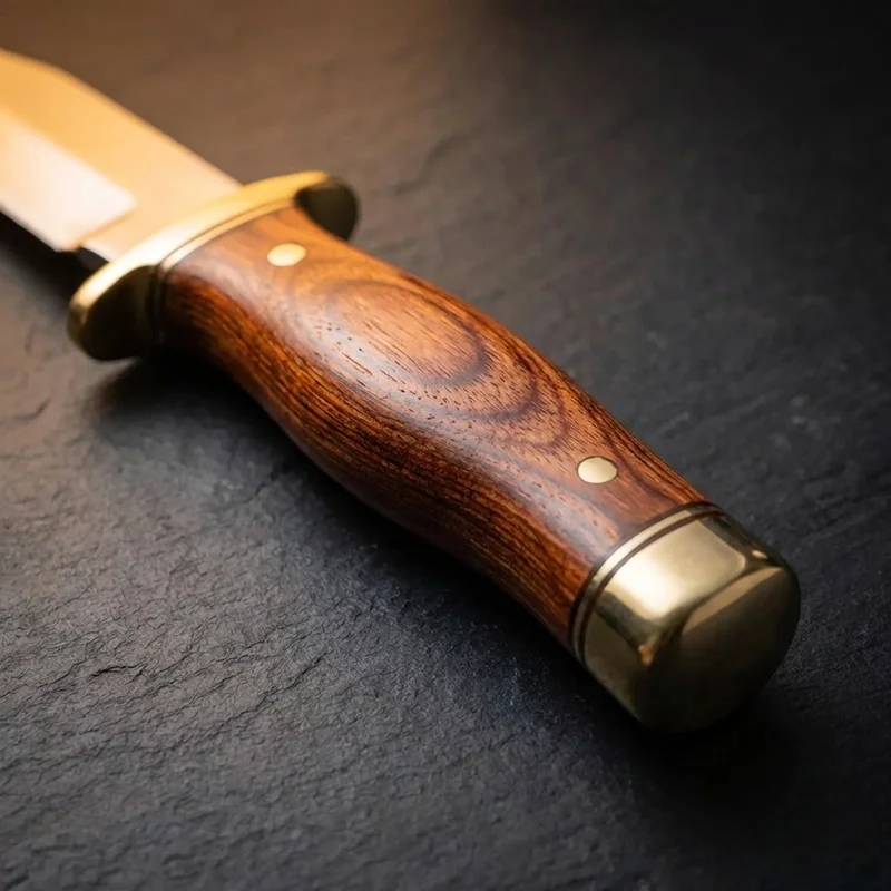 Muela — Bowie Dagger 440C Stainless Steel Coral Wood Handle - 3