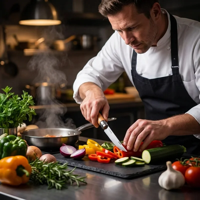 Opinel N°12 — Slim Fish Fillet Knife Sandvik Steel Beech Handle - 5