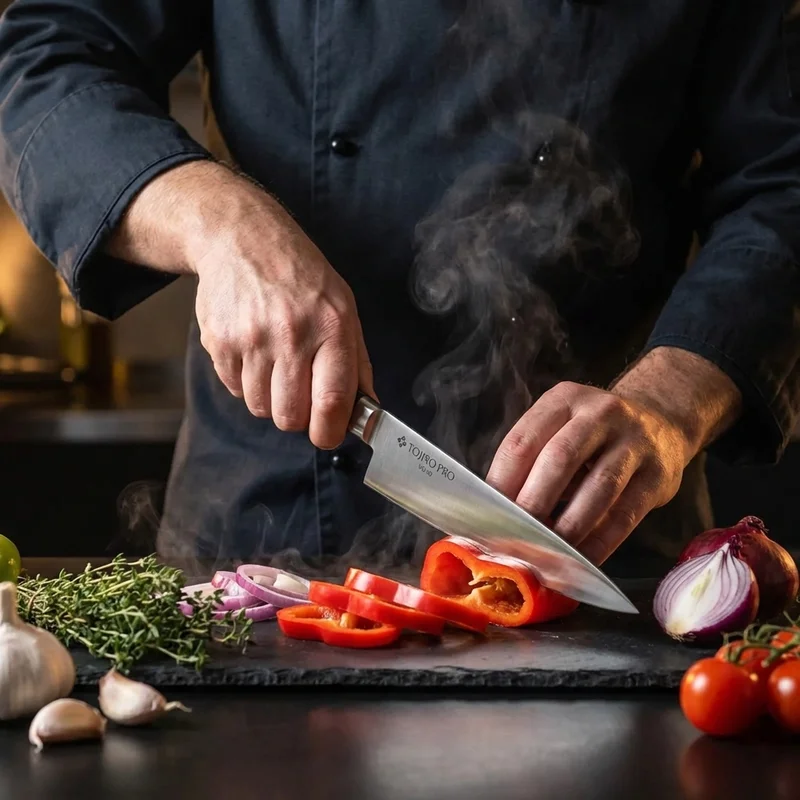 Tojiro Pro — Flexible Fish Fillet Knife VG-10 Steel 18cm Pakkawood Handle - 5