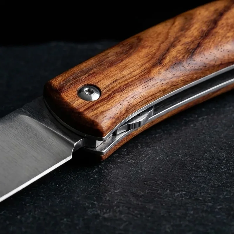 Thiers-Issard — Le Thiers French Pocket Knife 12C27 Juniper Wood Handle - 4