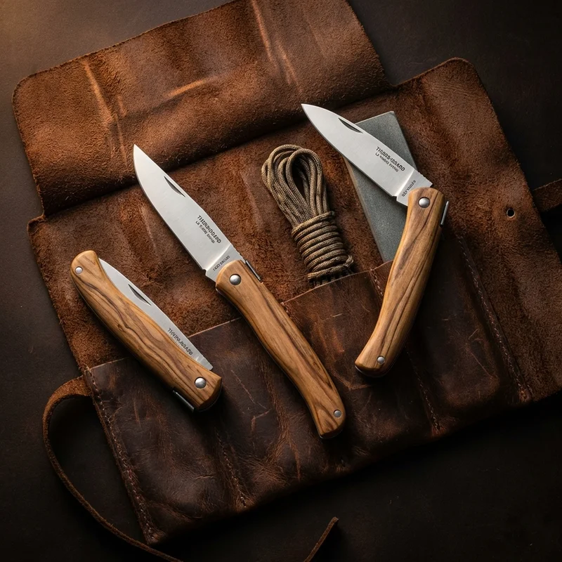 Thiers-Issard — Le Thiers French Pocket Knife 12C27 Juniper Wood Handle - 6