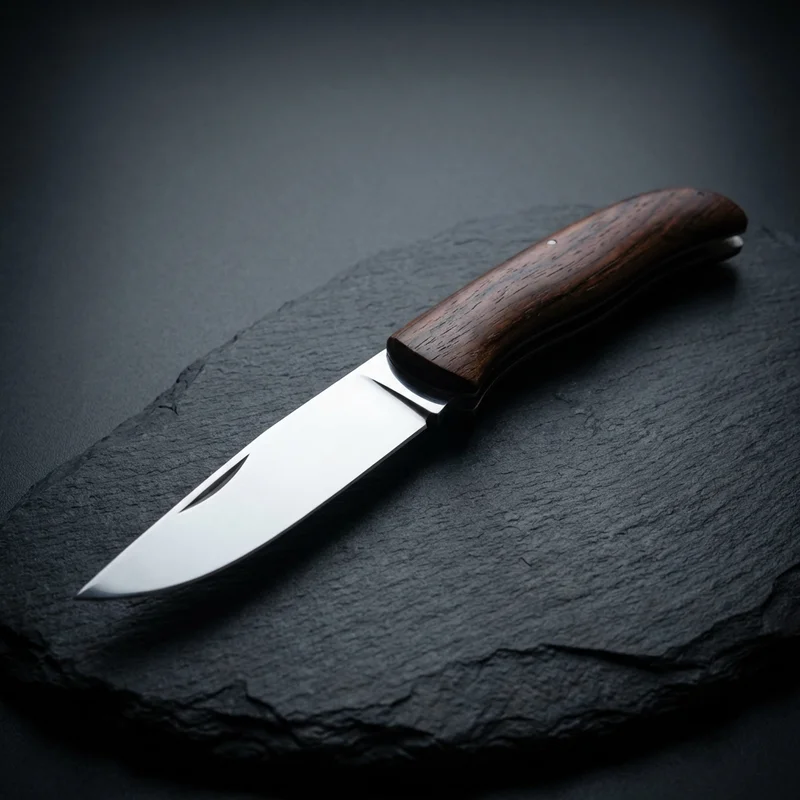 Claude Dozorme — Le Capucin French Folding Knife Z50 Steel Rosewood Handle - 1