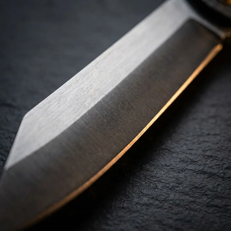 Kanekoma — Higonokami Pocket Knife SK Carbon Steel Black Iron Handle - 2