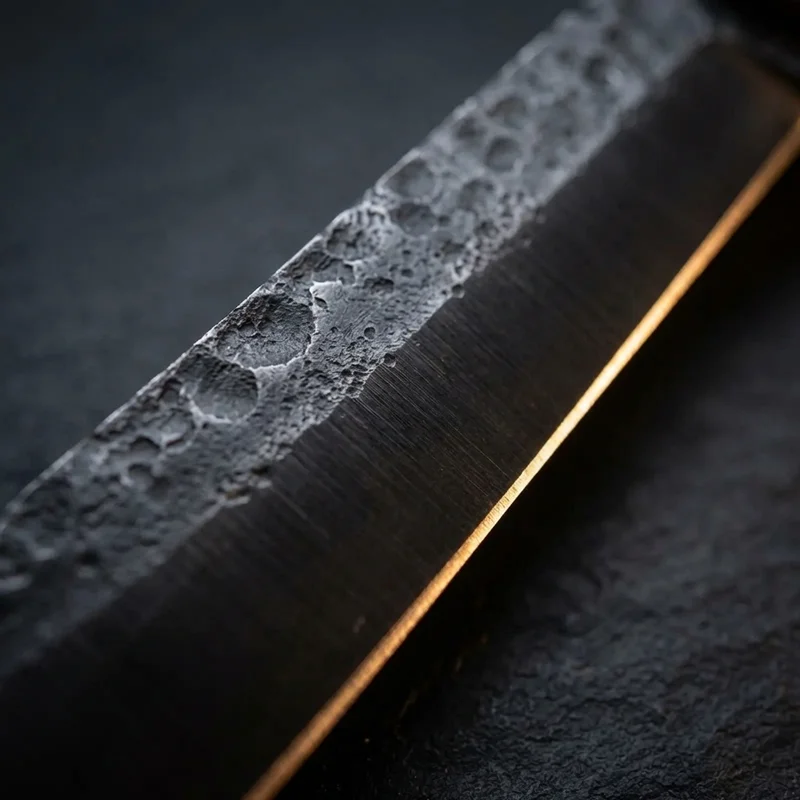 Higonokami — Premium Folding Knife Aogami Super Steel Bronze Handle - 2