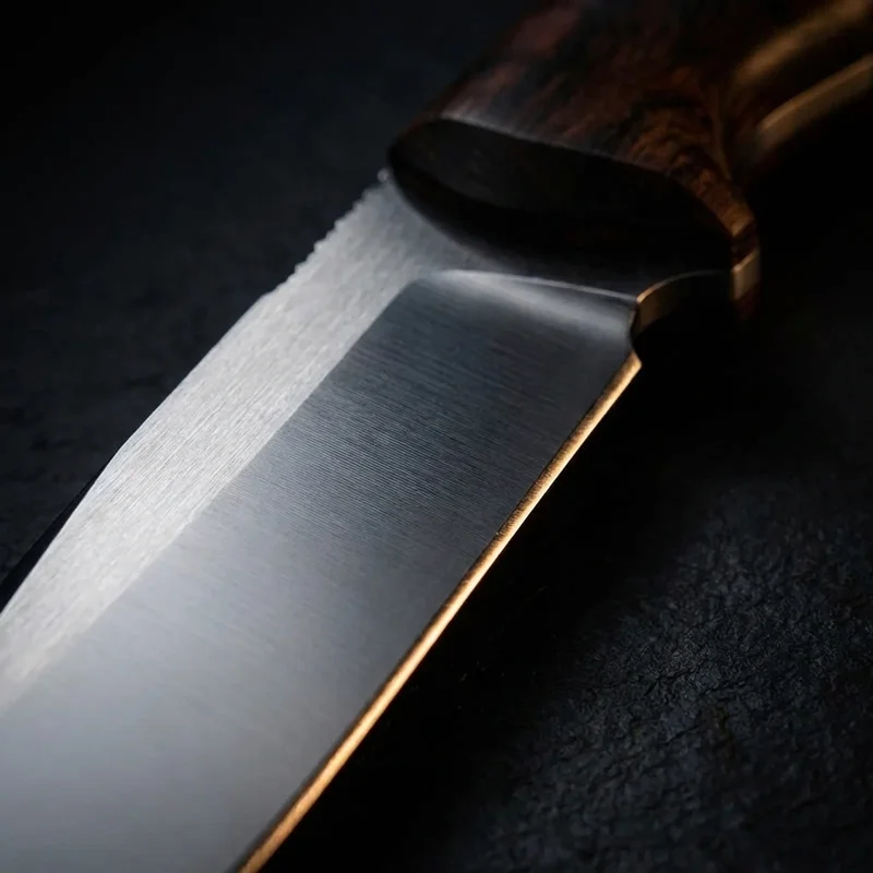 Benchmade Saddle Mountain Skinner — CPM-S30V Hunting Knife Stabilized Wood Handle - 2