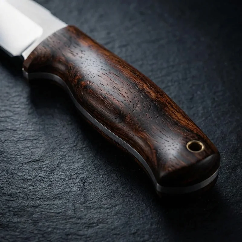 Benchmade Saddle Mountain Skinner — CPM-S30V Hunting Knife Stabilized Wood Handle - 3