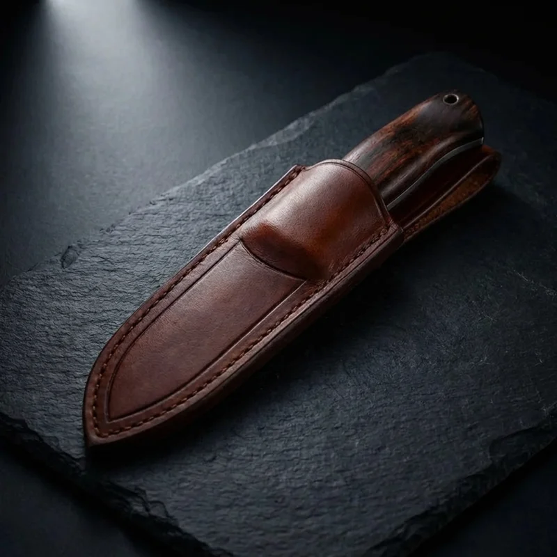 Benchmade Saddle Mountain Skinner — CPM-S30V Hunting Knife Stabilized Wood Handle - 4