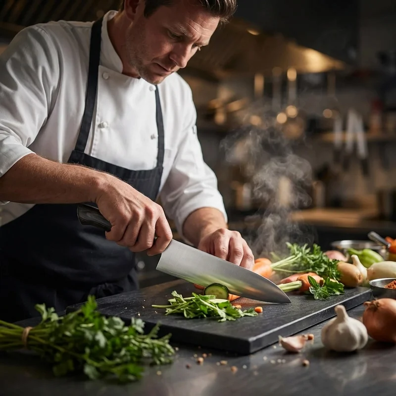 Tojiro DP — VG-10 Santoku Japanese Kitchen Knife 17cm Pakkawood Handle - 5