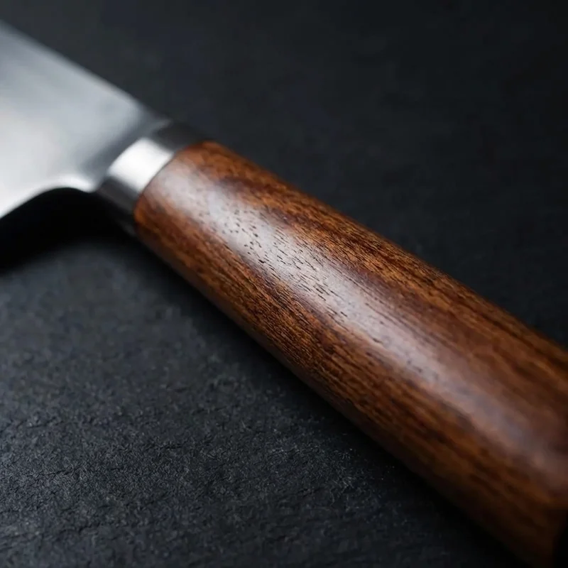 Miyabi 4000FC — Koh Gyutoh Japanese Kitchen Knife 20cm FC61 Steel Mahogany Handle - 3