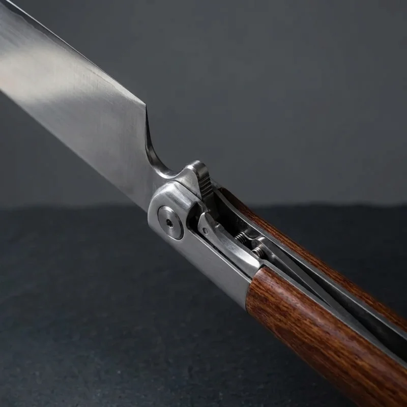 Miyabi 4000FC — Koh Gyutoh Japanese Kitchen Knife 20cm FC61 Steel Mahogany Handle - 4