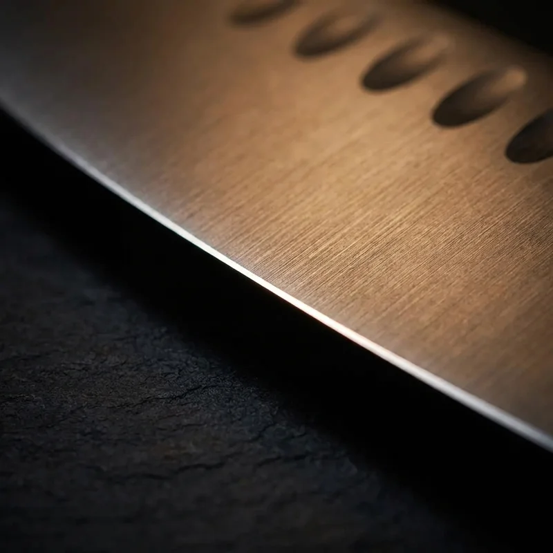 MAC Professional — Hollow Edge Santoku Japanese Knife 17cm Molybdenum Steel - 2