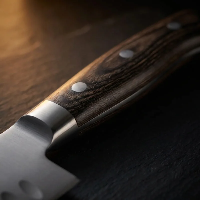 MAC Professional — Hollow Edge Santoku Japanese Knife 17cm Molybdenum Steel - 3