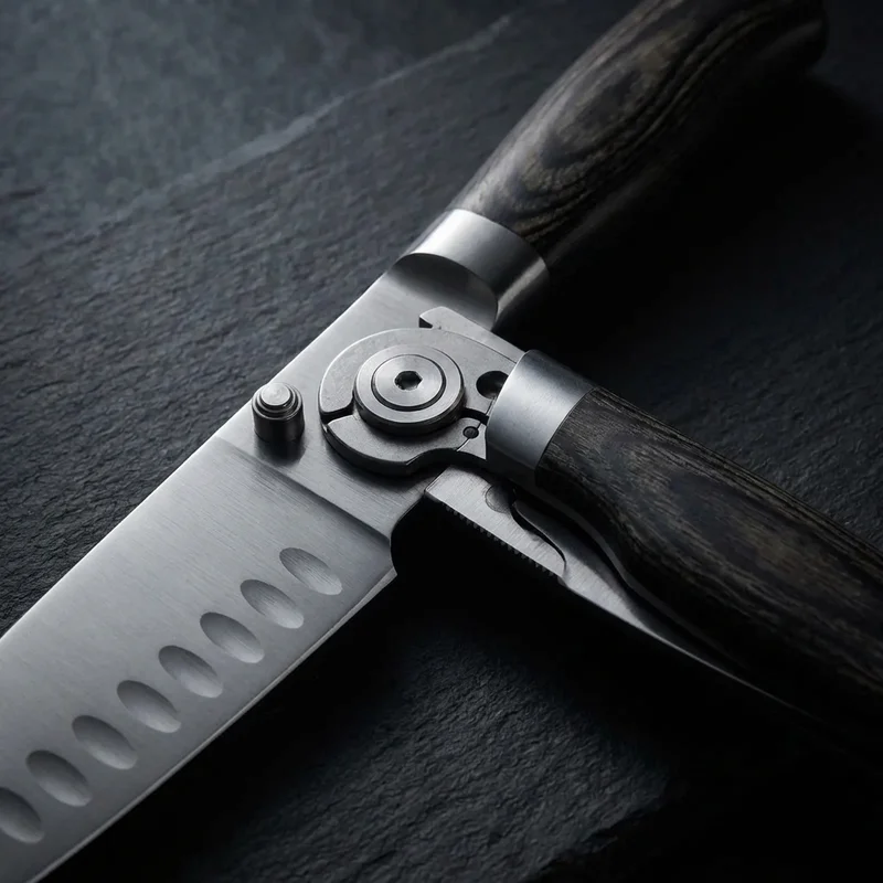 MAC Professional — Hollow Edge Santoku Japanese Knife 17cm Molybdenum Steel - 4