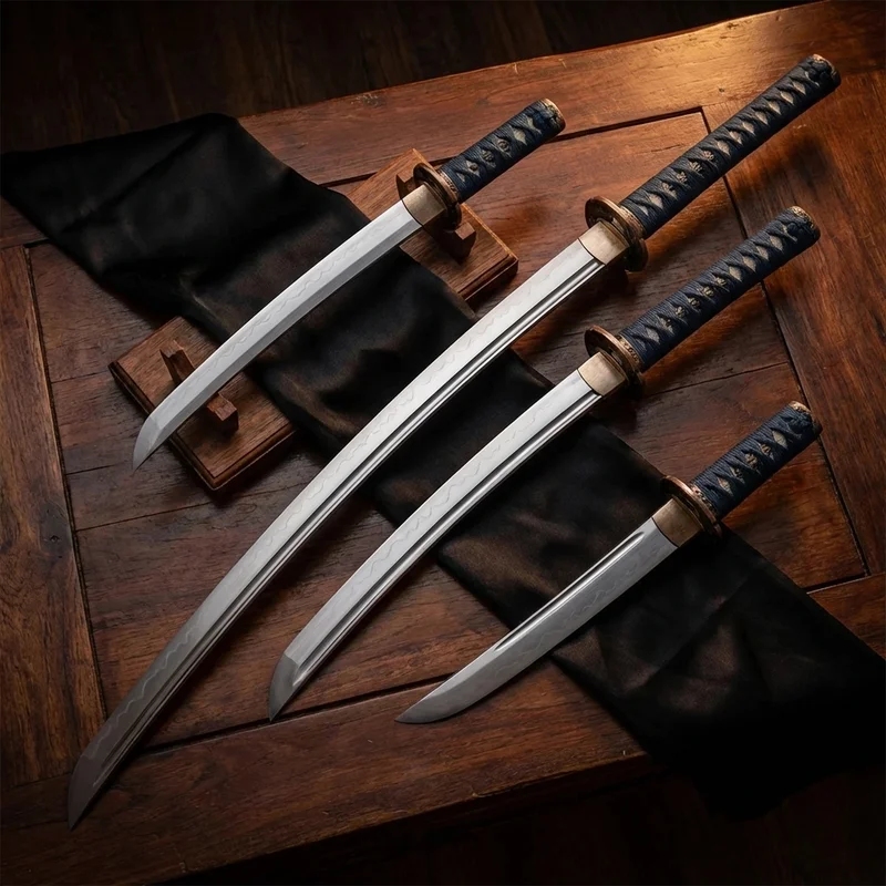 Dragon King — Kaze Japanese Katana T10 Tool Steel Bronze Tsuba - 6