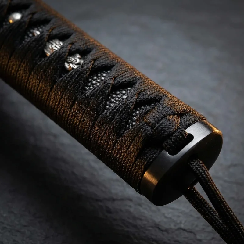 Munetoshi — Shinken Japanese Katana Tamahagane Steel Silk Ito Tsuka - 3