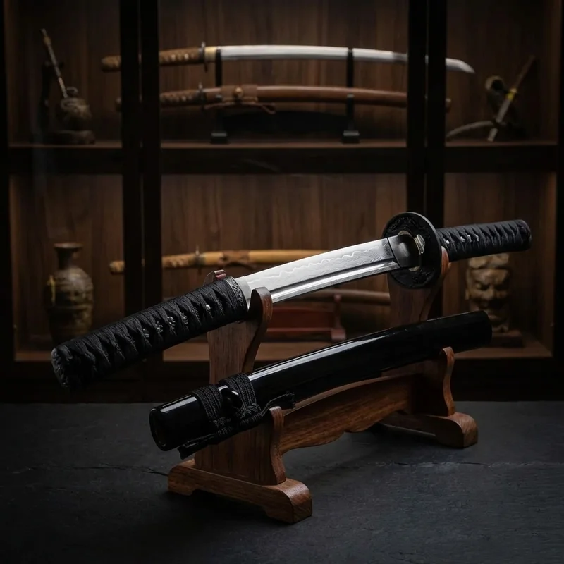 Munetoshi — Shinken Japanese Katana Tamahagane Steel Silk Ito Tsuka - 5