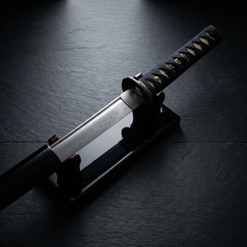 Ryujin — Hand-Forged Japanese Katana 1095 Folded Steel Rayskin Handle - 1