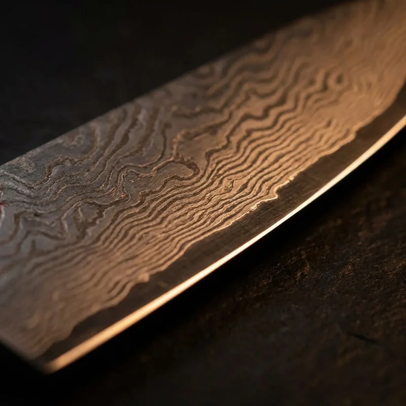 Miyabi Koh — FC61 Damascus Kitchen Knife 18cm Mahogany Pakkawood Handle - 2