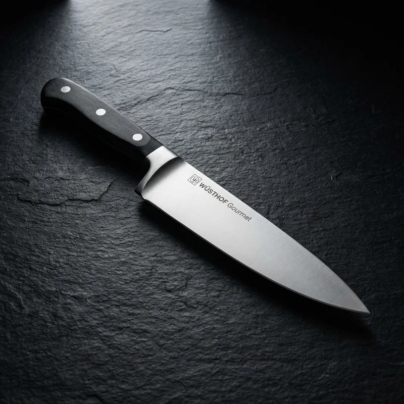 Wüsthof Gourmet — Precision Stainless Kitchen Knife 18cm Triple-Riveted Handle - 1