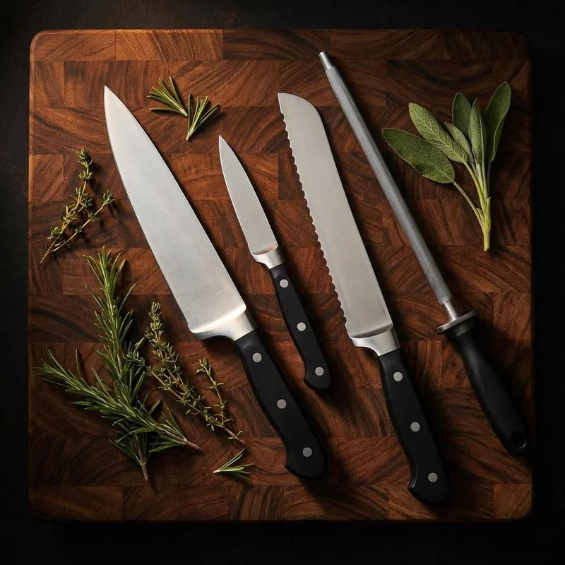 Zwilling Four Star — Ice-Hardened Stainless Kitchen Knife 20cm Ergonomic Handle - 6