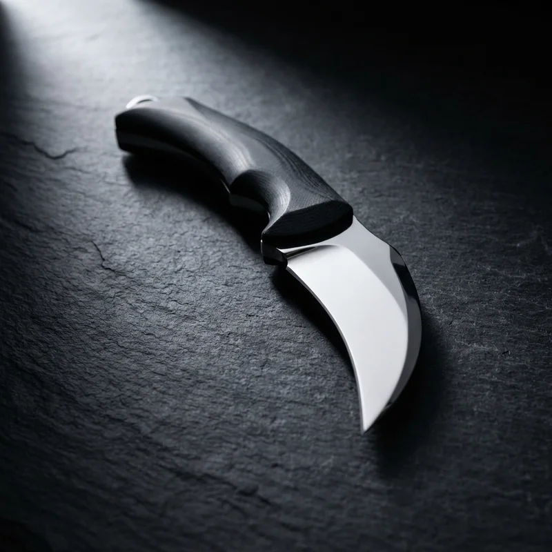 Bastinelli — Mako Karambit Fixed Blade N690 Steel Contoured G10 Handle - 1