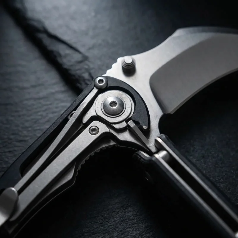 Fox 599 — Emerson Karambit Knife N690 Bohler Steel Black G10 Handle - 4