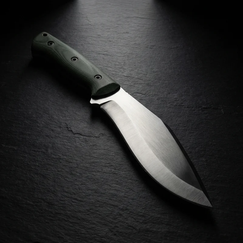 Condor K-Tact — Full-Tang Kukri Knife 1075 Carbon Steel Micarta Handle - 1