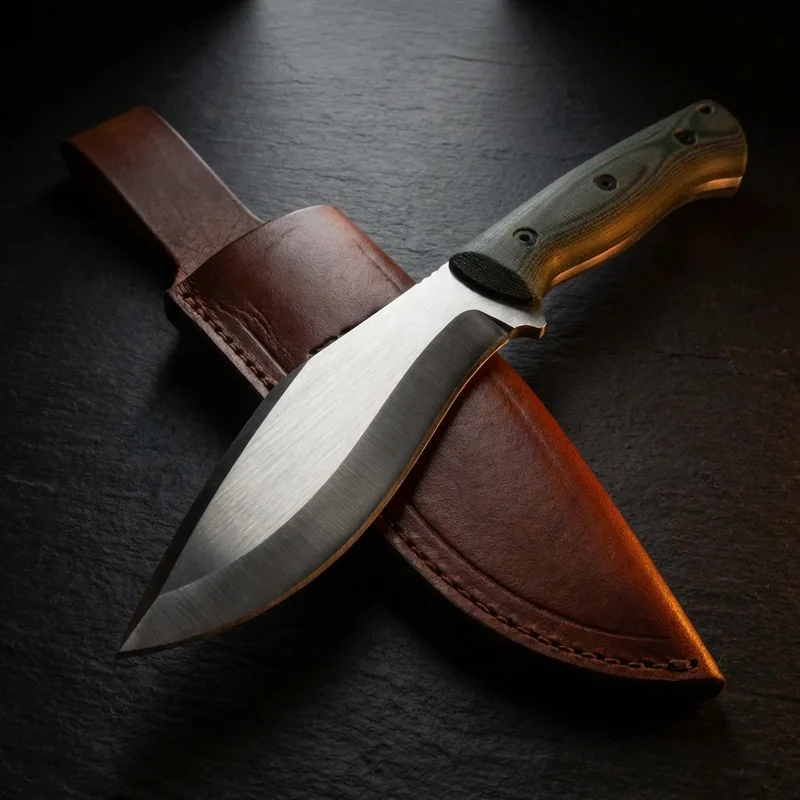 Condor K-Tact — Full-Tang Kukri Knife 1075 Carbon Steel Micarta Handle - 4