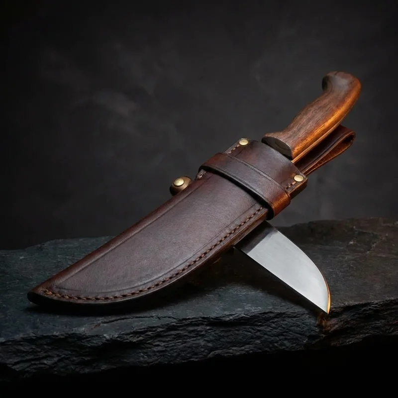 Condor Tool & Knife — Golok Machete 1075 Carbon Steel Walnut Handle - 4